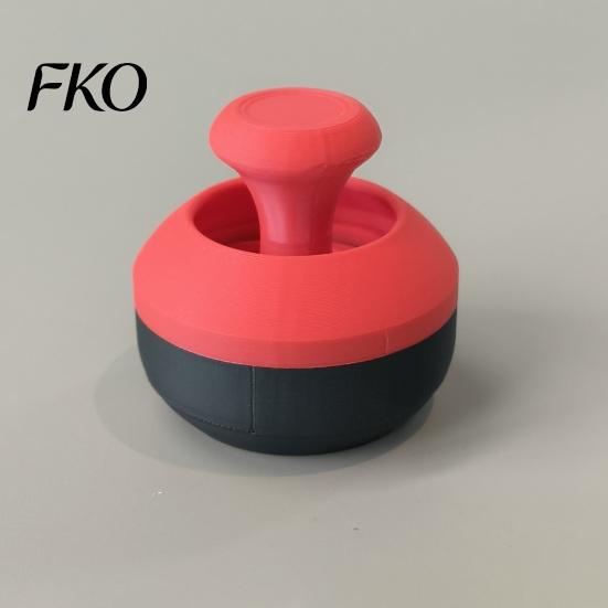 Sensory Stress Ball Alternative 3D Printed Joystick Fidget Toy, Press & Rotate Thumb Relief Toy with Decompression Smooth Damping Action,