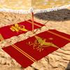 SPQR Золотой орел ветвь оливы стрела Быстросохнущие пляжные полотенца подходят для бассейнов, кемпинга, йоги и спортзала