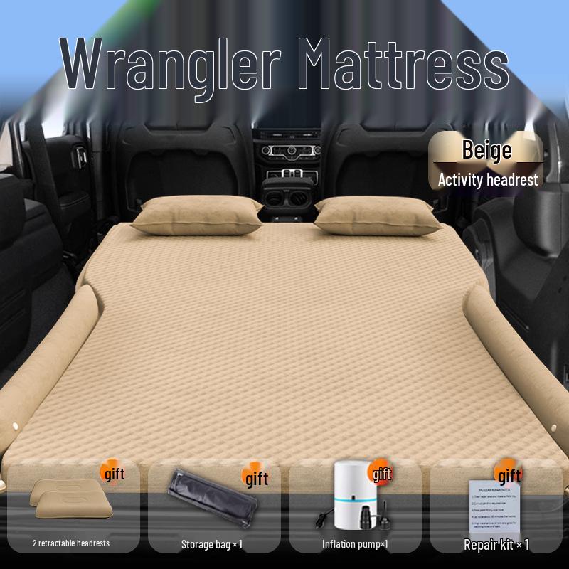 Надувной матрас для автомобиля Jeep Wrangler: Надувной матрас в багажник и на заднее сиденье для сна