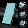 Милый кожаный кошелек-чехол с кошкой для Xiaomi Poco X5 X4 GT NFC F5 Redmi Note 11 12 Pro Plus 12S 12C 11S 11A Turbo 4 3 Чехол для телефона