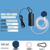 USB Rechargeable Silent Submersible Fish Tank Aerator Pump for Outdoor and Indoor Use