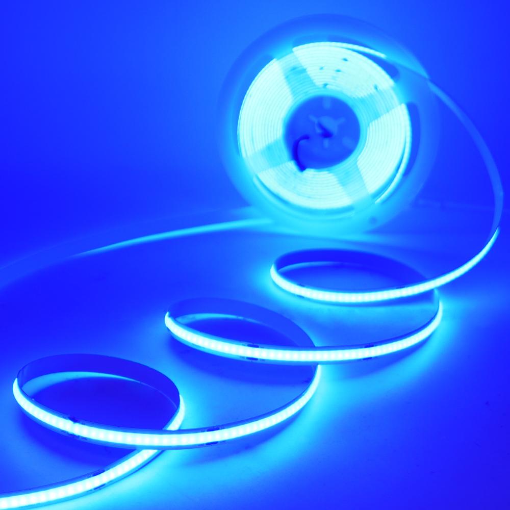 Motion Sensor COB Led Light Strip Battery 3mm 5mm 8mm PCB Width Under Bed Lamp For Cabinet Wardrobe Kitchen Stairs 1M 2M 4M 5M