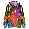 Модные мужские и женские толстовки с капюшоном в уличном стиле Harajuku Casual REPO Cartoon Printed Hooded Pullover Sweatshirts