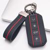 4 Button Silicone Key Fob Cover with Matching Keychain for Chery Jaecoo 7 8 J7 J8 Lock Unlock Trunk Remote Start Buttons, Full Wrap Key Guard for