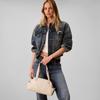Calvin Klein Casual Commuter Letter Embossed Multi-Pocket Underarm Shoulder Bag Women bags Cream-White 4F3688G-ACG
