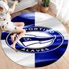 Deportivo Alaves Round Area Rug,Carpet Rug for Living Room Bedroom Sofa Playroom Decor,Non-slip Floor Mat