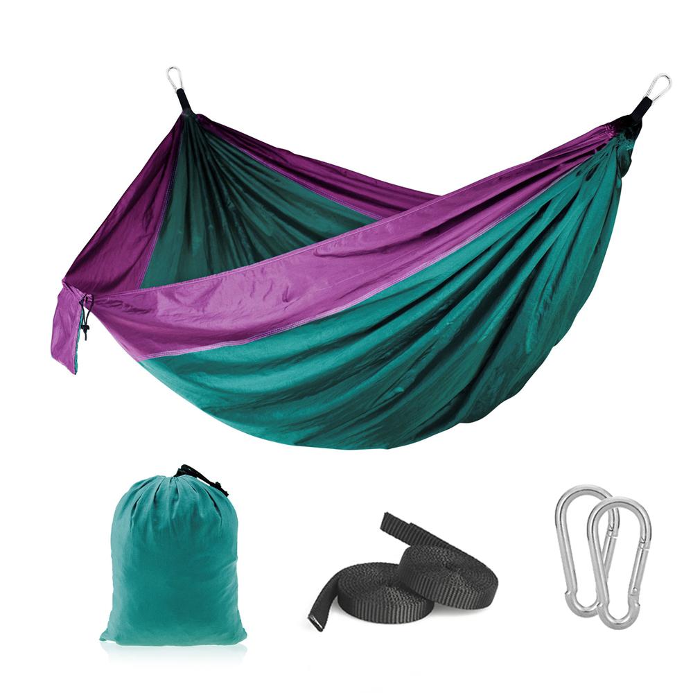 Тканевый гамак с парашютом, качели для сна, качели для одного человека, путешествия на открытом воздухе, отдых, отдых, подвесная кровать Hamak, прочный для выживания