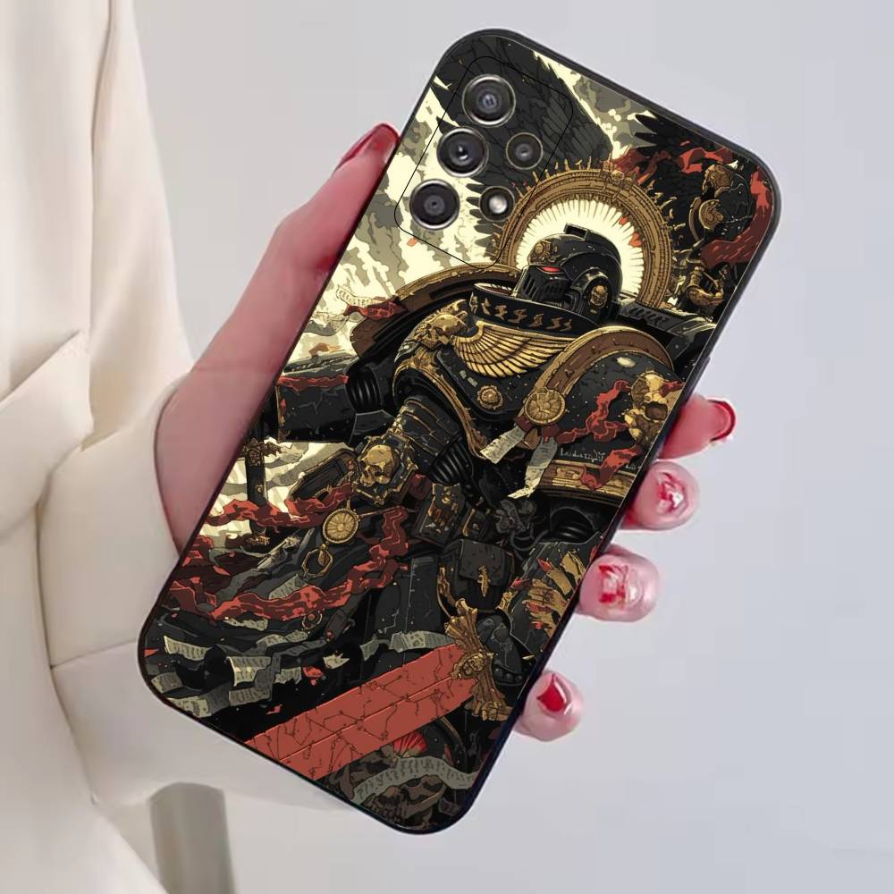 Чехол для телефона W-Warhammer 40k для Samsung S25, S24, S21, S22, S23, S30, Ultra, S20, Plus, Fe, Lite, Note, 10, Черный Чехол