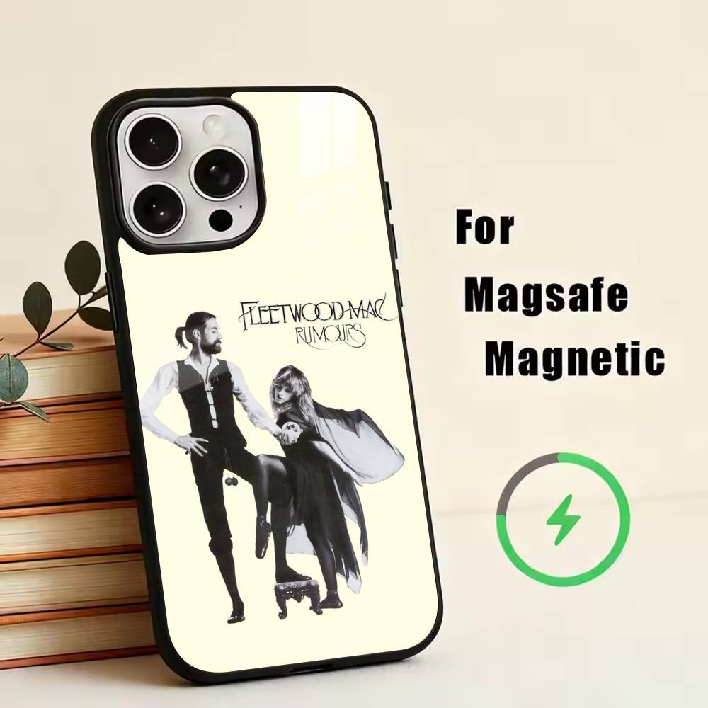 Band F-Fleetwood M-Mac Phone Case For iPhone17,16,15,14,13,12,11 Plus,Pro Magnetic For Magsafe Wireless Charging