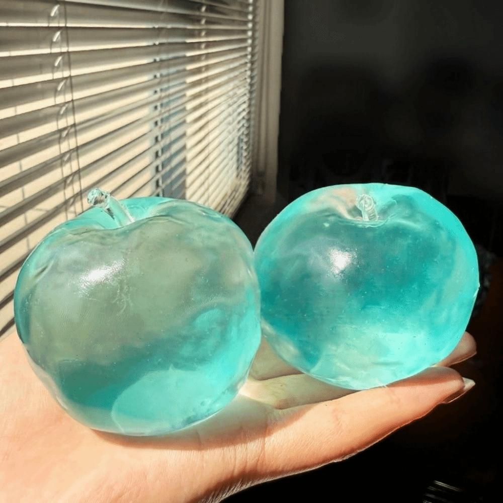 Super Soft Fruits Squeezed Toy Creative Fruits Pinch Sensory Stress Ball for Kids Adults