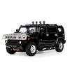 1/24 Модель автомобиля HUMMER H2 из сплава, литой металлический игрушечный внедорожник, модель автомобиля-симуляция со звуком и светом, коллекция, детский подарок