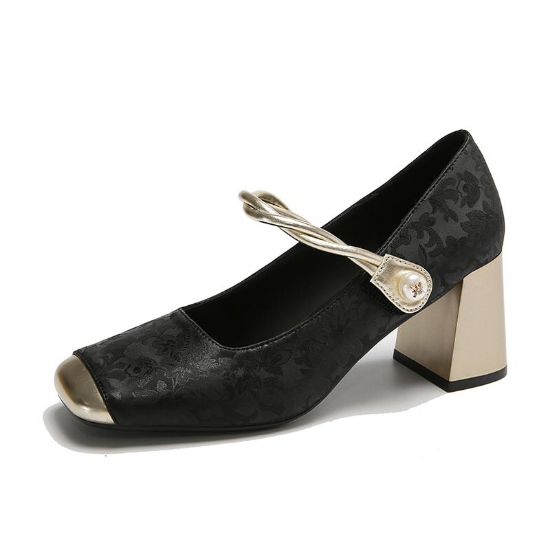 Модная женская обувь на высоком каблуке Мэри Джейн Элегантные сандалии Модные летние женские туфли-лодочки 2025 Новый дизайнер Роскошные Zapatillas De Mujer