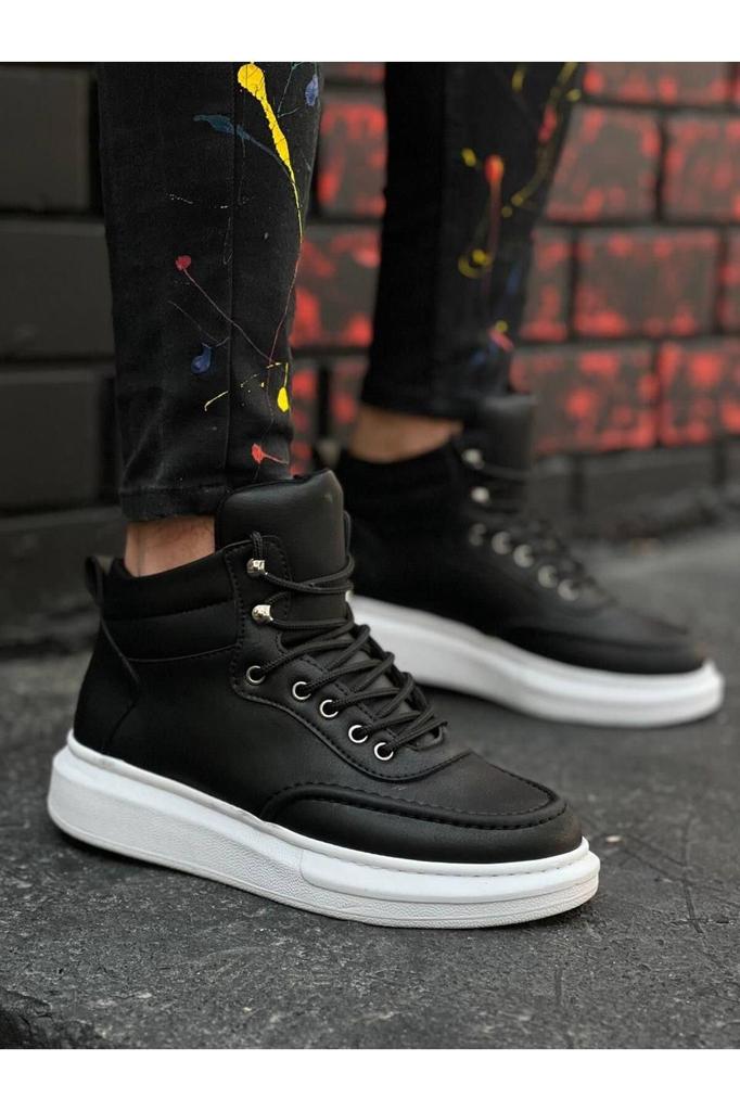 Men's Fashion Faux Leather Flat Heeled Booties Bootie Skin Lace Up Bootie Orthopedic Sole Half Ankle Boots Shoes