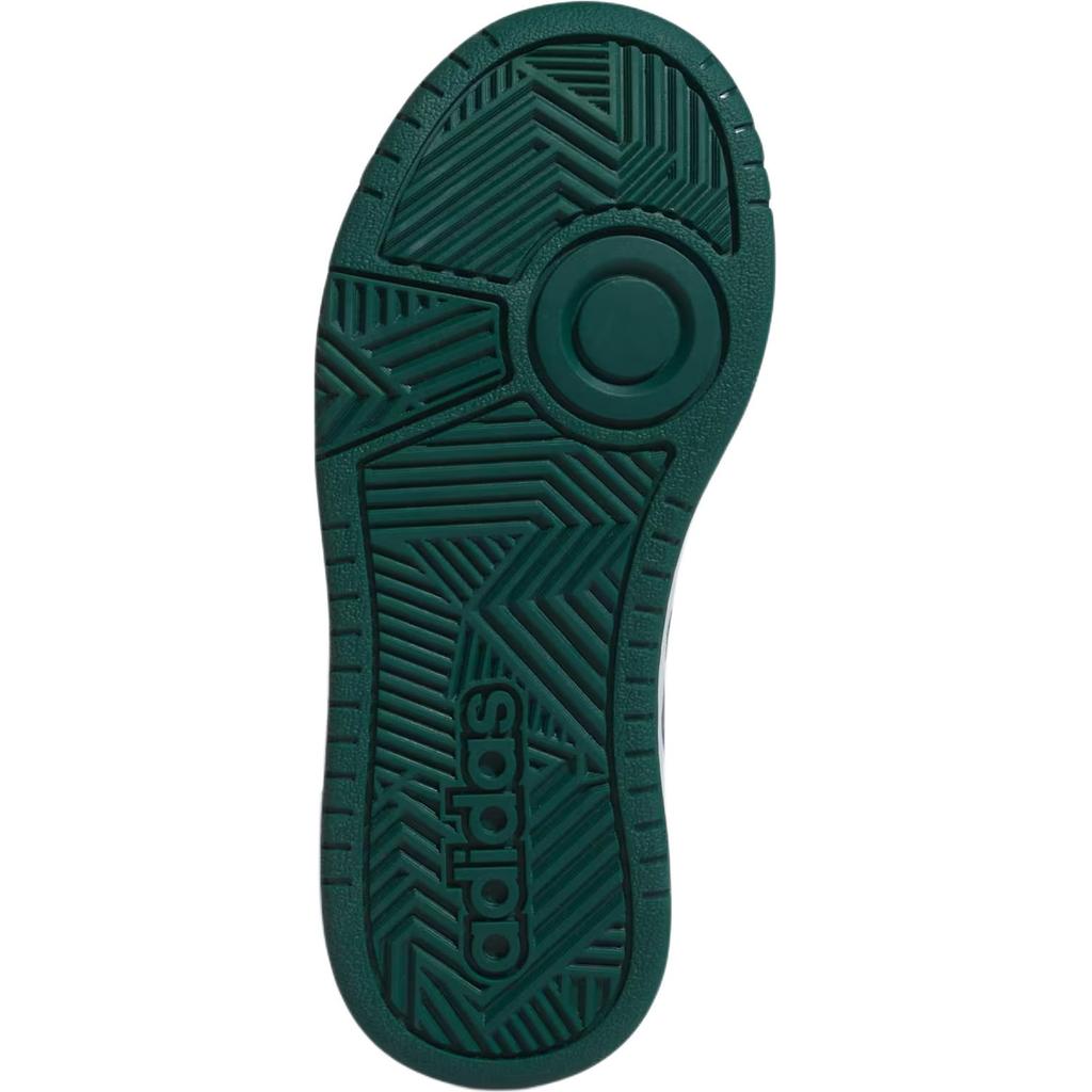 adidas HOOPS Устойчивые к истиранию Низкие Детские Баскетбольные Кроссовки Белые Детские Кроссовки IH8012