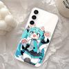 Милый H-Hatsune Miku-S Чехол для телефона Samsung Galaxy S25 S24 S23 S22 S21 FE Ultra Plus A32 A53 A13 A31 Мягкий чехол
