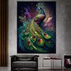 Beautiful and Proud Peacock Colorful Animals Canvas Printed Mural HD Posters Art Ideas Modern Living Room Home Office Pictures Decoration Cuadros