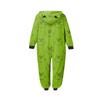 Christmas Print Family Matching Hooded Long Sleeved Zippered Jumpsuit Set