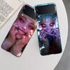 Чехол для телефона аниме Химико Тога для Samsung Z Flip 7 6 5G Galaxy Z Flip 5 4 3 Черный Жесткий Чехол-Крышка Роскошный ПК Корпус Coque