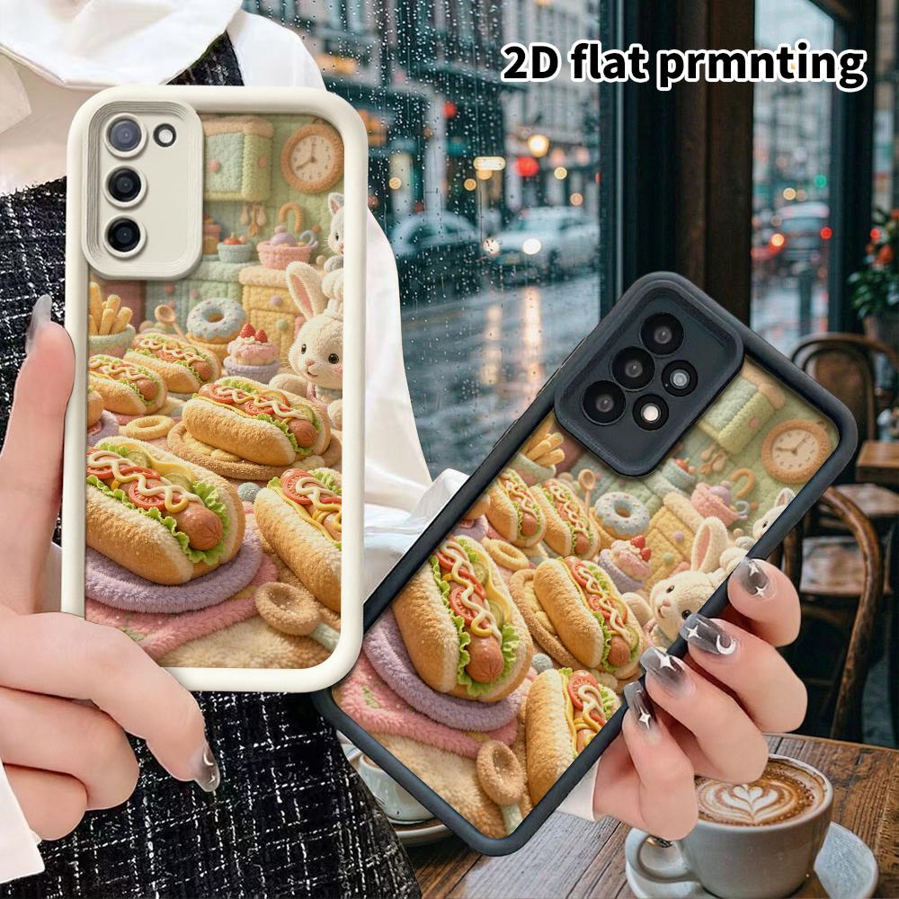 Phone Case: 2D flat, fits Samsung Galaxy A34 A35 M05 M06 S20 S22 S21 FE Plus 5G protective case, plush kitchen, perfect Christmas and Halloween holida