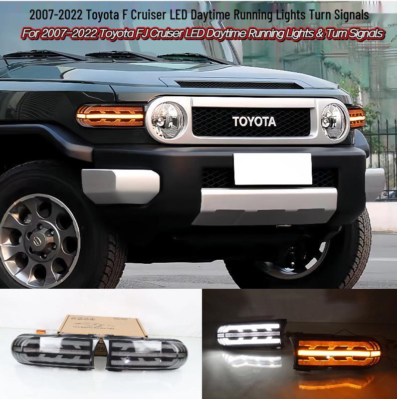 Светодиодные дневные ходовые огни и указатели поворота для Toyota FJ Cruiser 2007-2022
