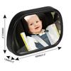 Adjustable Baby Car Mirror Car Back Seat Safety View Rear Ward Facing Car Interior Baby Kids Monitor Reverse Safety Seats Mirror