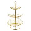 Metal Fruit Basket Wire Snack Bread Vegetable Storage Bowls Kitchen Eggs Dessert Holder Cake Stand Nordic Organizer Minimalist