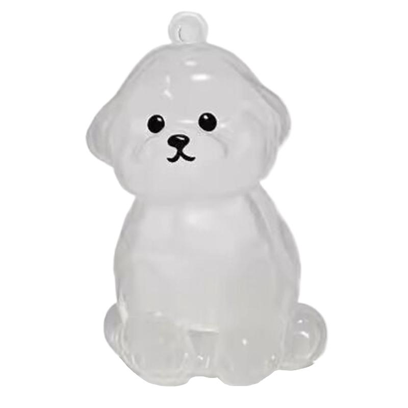 Clear Puppy Hair Memorial Keepsake Capsule Pet'S Dog Fur Container Diy Pendant Keychain Decor Pet Lovers Home Display Gifts