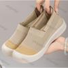 Women's Casual Shoes 2025 Summer New Fly Weave Breathable Mesh Flats Lightweight Comfortable Slip on Vulcanized Shoes