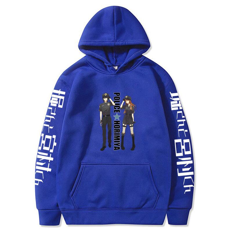 Аниме Horimiya Одежда Мужчины Женщины Большие повседневные толстовки Классические простые уличные свитера Harajuku унисекс толстовки Топы