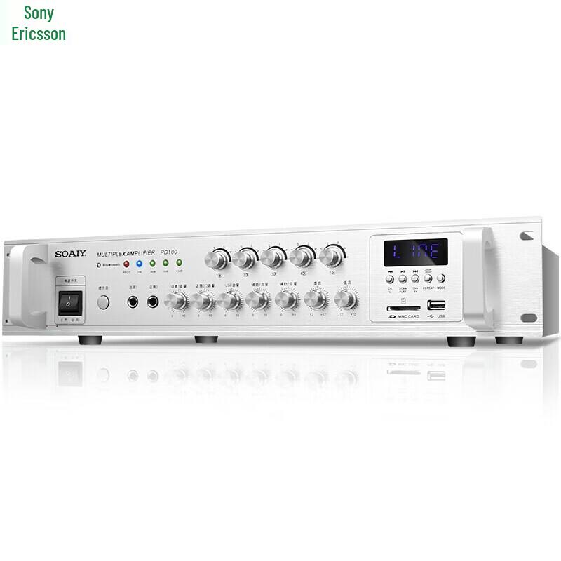 Soaiy PD-100 Bluetooth 5-зонный усилитель мощности
