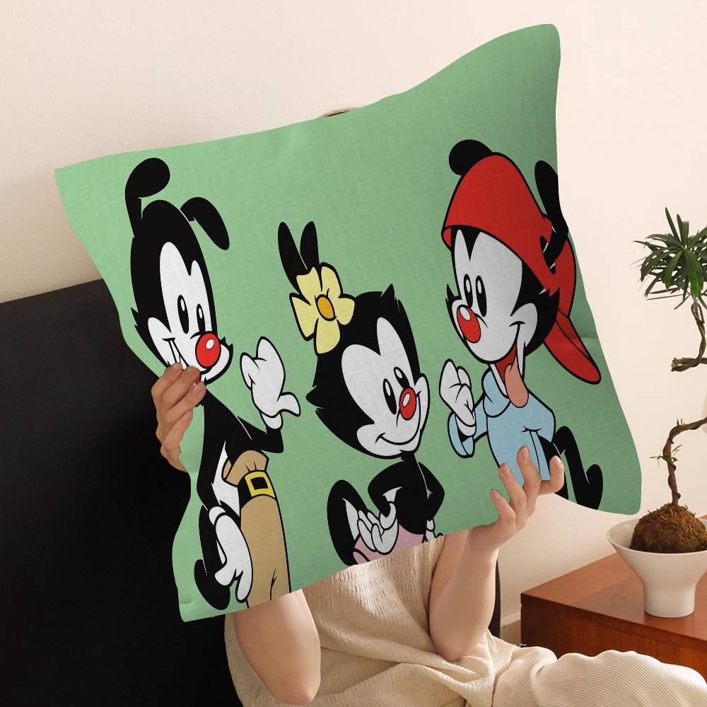 Мультфильм Animaniacs 45*45см Наволочка Декоративная Наволочка для Подушки Домашняя Наволочка для Подушки на Диван