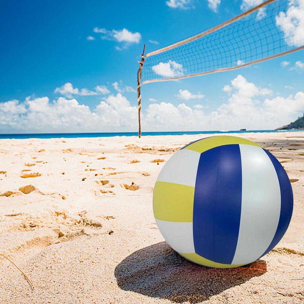Гигантский надувной волейбольный пляжный мяч Огромное украшение для вечеринки Пляжный мяч Утолщенный Для плавания в помещении