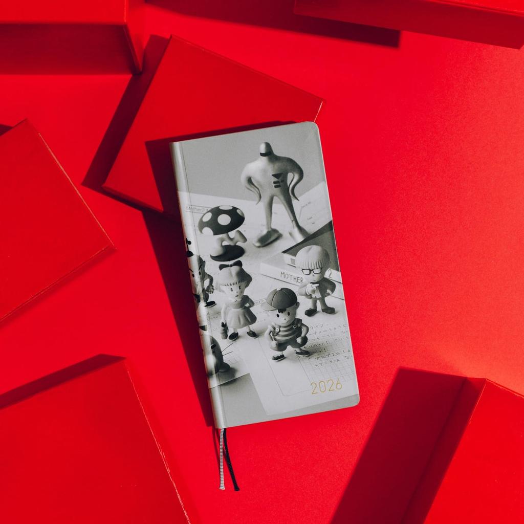 Hobonichi Techo 2026 Недели Секреты MOTHER/MOTHER 2. Январь Начало Недельный Планировщик, Левый Недельный, Тонкий Вертикальный