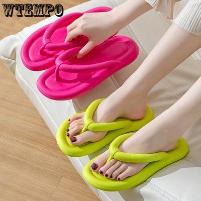 Шлепанцы летние легкие простые прочные уличные пляжные туфли для пар на клипсе классная обувь для женщин