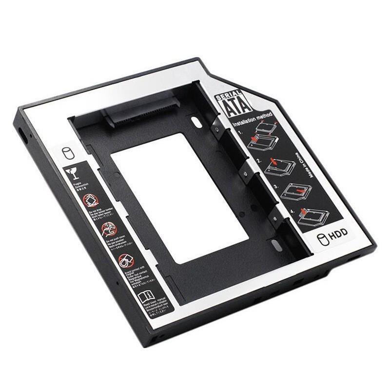 Подставка для ноутбука HDD/SSD Caddy для отсека оптического привода 9,5/12,7 мм - Поддержка 2,5" SATA3 Механический/SSD