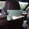 Автомобильный держатель для салфеток на заднее сиденье автомобиля, подголовник на заднем сиденье автомобиля, коробки для салфеток, дорожный диспенсер для салфеток, коробка из искусственной кожи, портативная для хранения в
