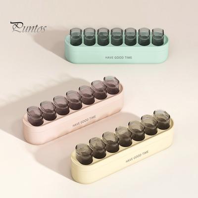 Мини-портативная коробка для таблеток, большая емкость, без запаха, 7 сеток, с отдельной крышкой, пыленепроницаемые, маленькие коробки для таблеток на одну неделю
