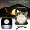 Long Lighting Time Solar Portable Charging COB Lamp Outdoor Garden USB Charging Outdoor Portable Lamp Working Lamp Flashlight Emergency Charging
