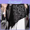 Floral Pattern Polyester Ruffle Short Skirt With Pleated Embroidery For Summer Casual Wear