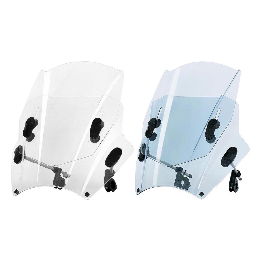 Motorcycle Windscreen Adjustable Replace Accessories Easy Installation Motorbike