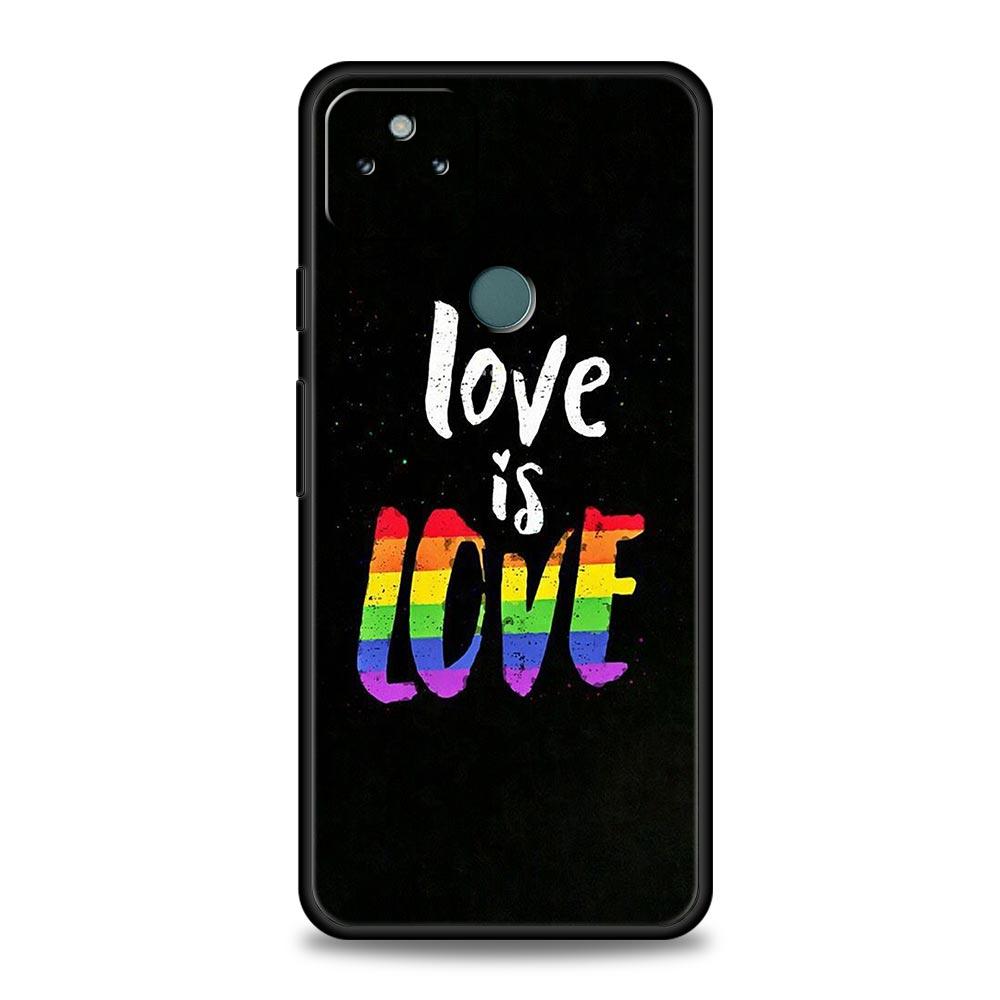 Чехол для телефона с радужным принтом ЛГБТ-прайд для Google Pixel 10 9 8 7 6 9A 8A 7A 6A Pro Ударопрочный Мягкий ТПУ 9 Pro XL Чехол Capas
