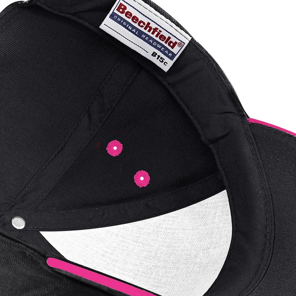 Beechfield 5 Panel Sandwich Peak Baseball Cap