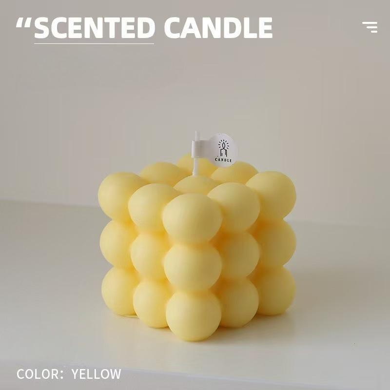 Bubble Creative Styling Rubik's Cube Aromatherapy Candles Ins Style Home Ornaments Rubik's Cube No Aromatherapy