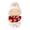 Christmas Costume Set 17cm Doll Outfit Santa Claus Clothes Santa Hat Dress Accessories Cute Dress Up Costume Set for Xmas Holiday Winter Gifts