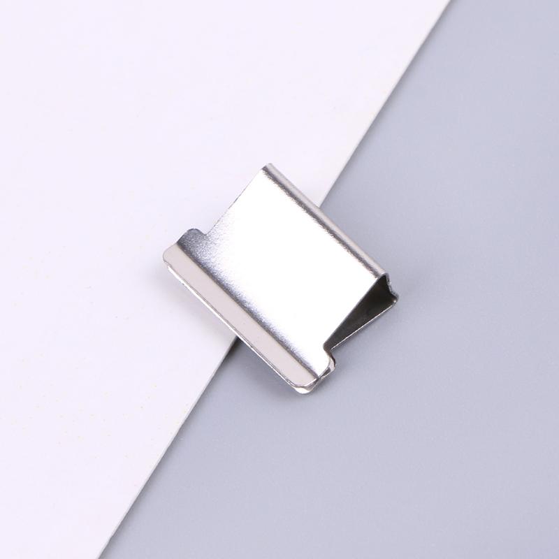 50pcs Metal Paper Clipper Refill Document Clip Photo Tickets Notes Letter Folder