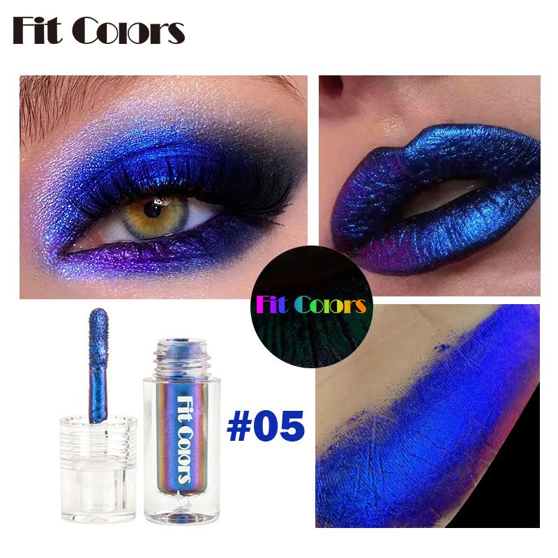 Подходящие цвета Оптические изменения Longan Shadow Light Metropolitan Milk Milk Тени для век Жидкость для губ