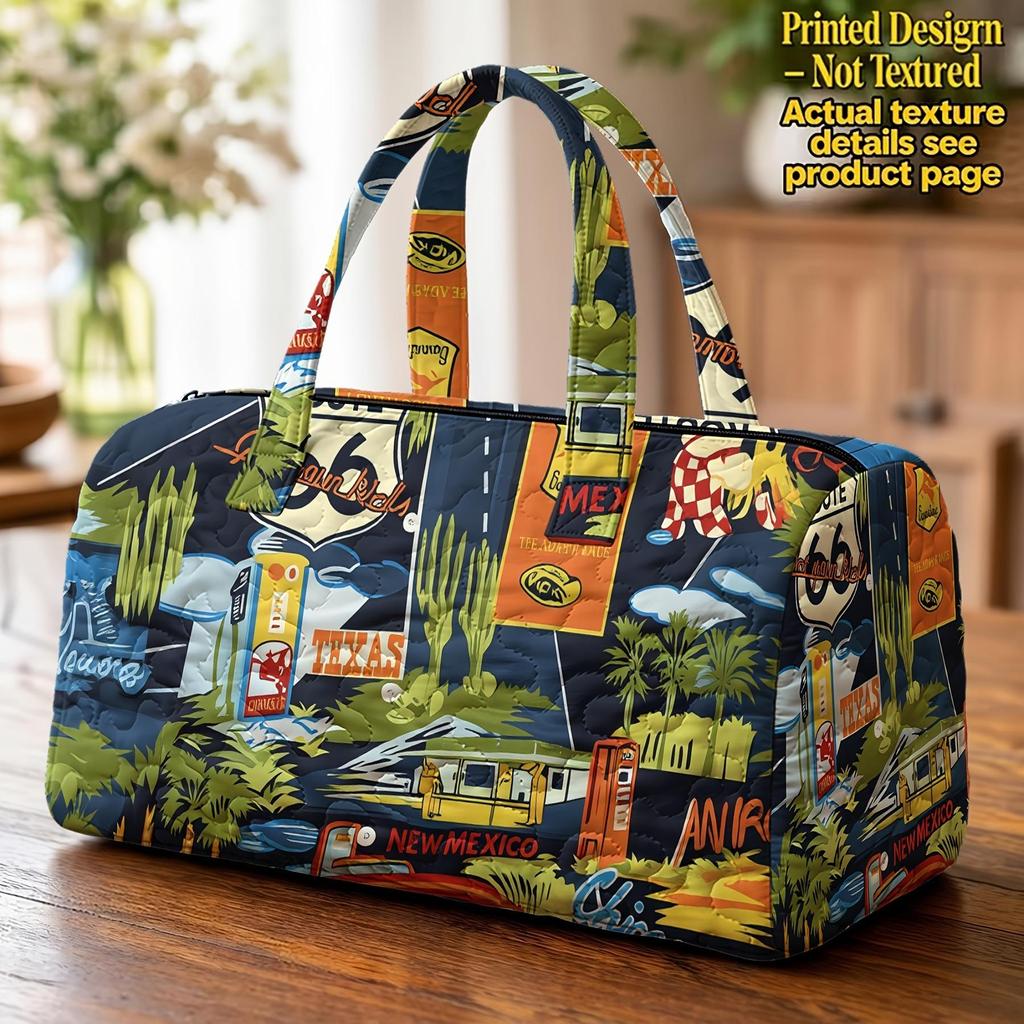 2026 Multi-functional 3D Printed Sports Travel Handbag