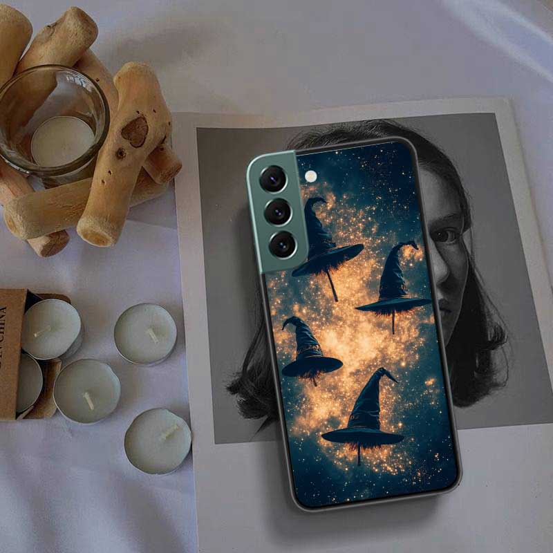 Хэллоуинская шляпа волшебника Ужас Веселье Чехол для телефона Для Samsung Galaxy S22 S25 Ultra S21 S10 Plus S26 Edge S20 S23 S24 FE Чехол Силикон