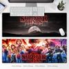 Высококачественный кожаный коврик для мыши Stranger Things, периферийный коврик для компьютерной клавиатуры, большой размер, нескользящий, водонепроницаемый, креативный, периферия американского ТВ