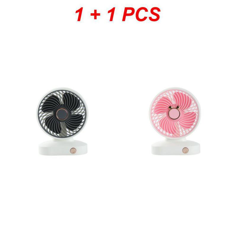 1/2 шт. для домашнего офиса кемпинга на открытом воздухе портативный настольный вентилятор перезаряжаемые мощные охлаждающие вентиляторы маленький USB зарядка студент